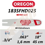 Guide 45cm  PRO-AM, OREGON pour Stihl