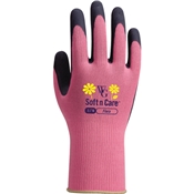 Gants  de jardin flora - rose (taille 07)