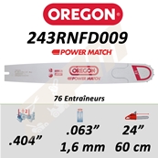 Guide de trononneuse OREGON POWER MATCH 60 CM