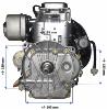 Moteur Briggs et Stratton 11,5cv POWERBUILT OHV