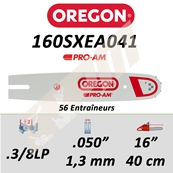 Guide de trononneuse OREGON 160SXEA041 3/8LP 1.3 mm 40cm